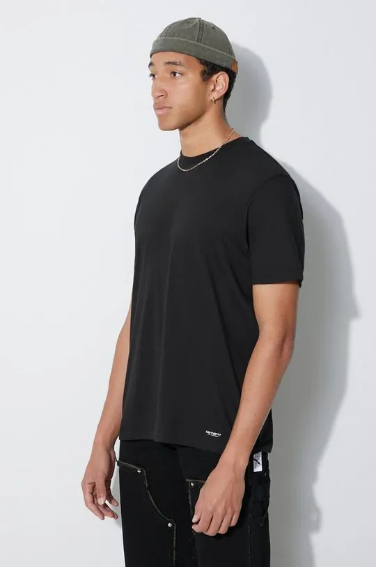 Carhartt WIP cotton t-shirt black color