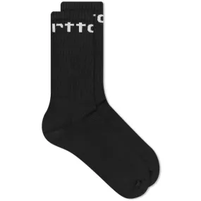 Carhartt WIP Logo SockBlack & White