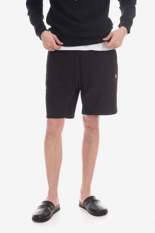 Carhartt WIP shorts men's black color