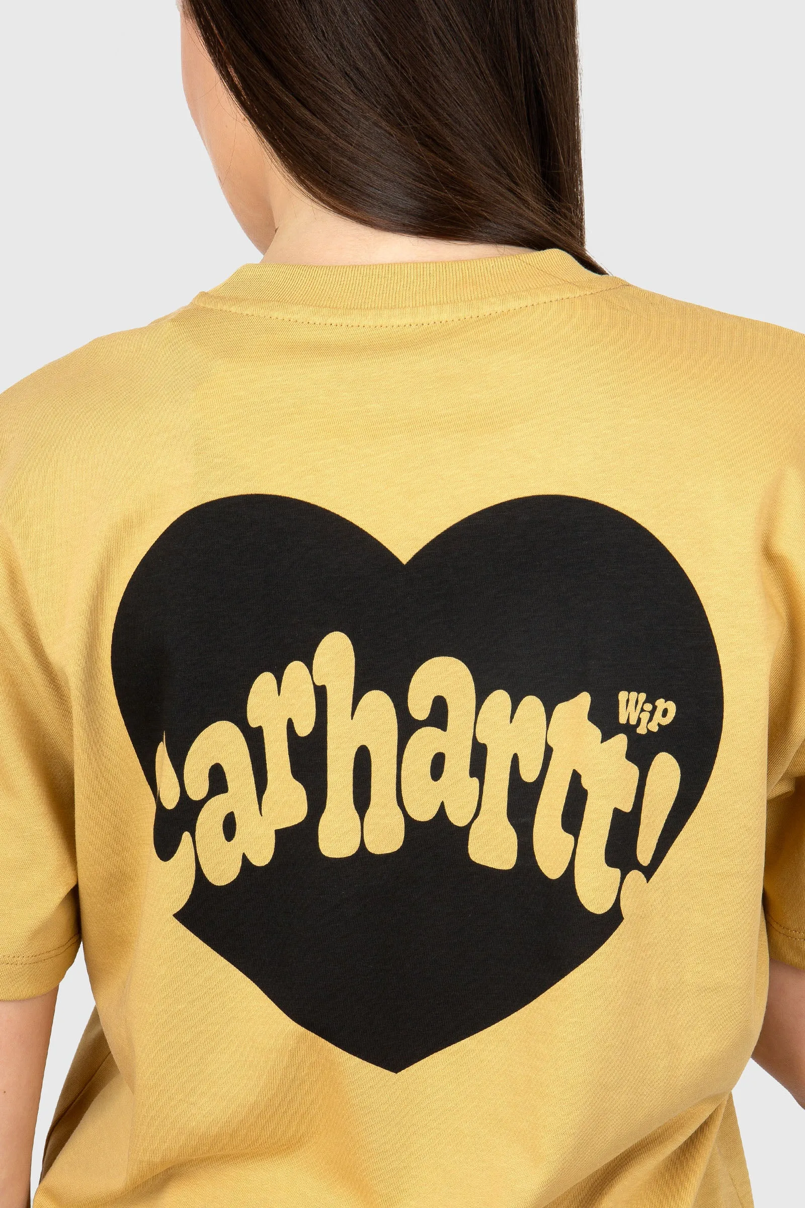 Carhartt Wip W' S/s Amour T-shirt Beige Donna