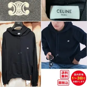 CELINE  |Pullovers Cashmere Street Style Long Sleeves Plain Cotton