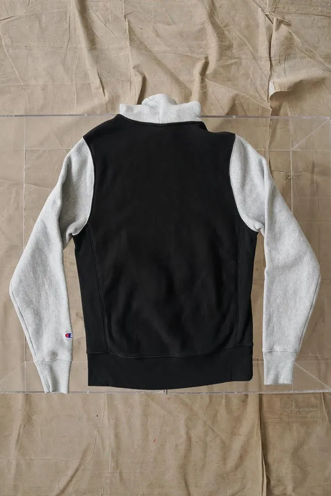 Champion reverse weave black and grey hoodie taille M