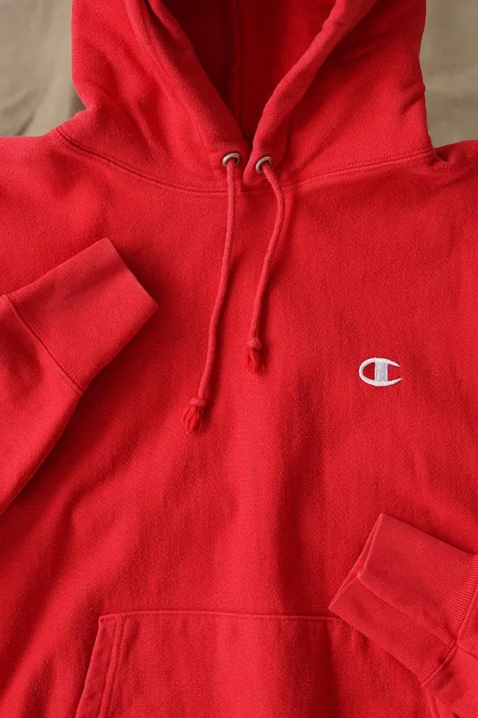 Champion Reverse Weave hoodie rouge taille M