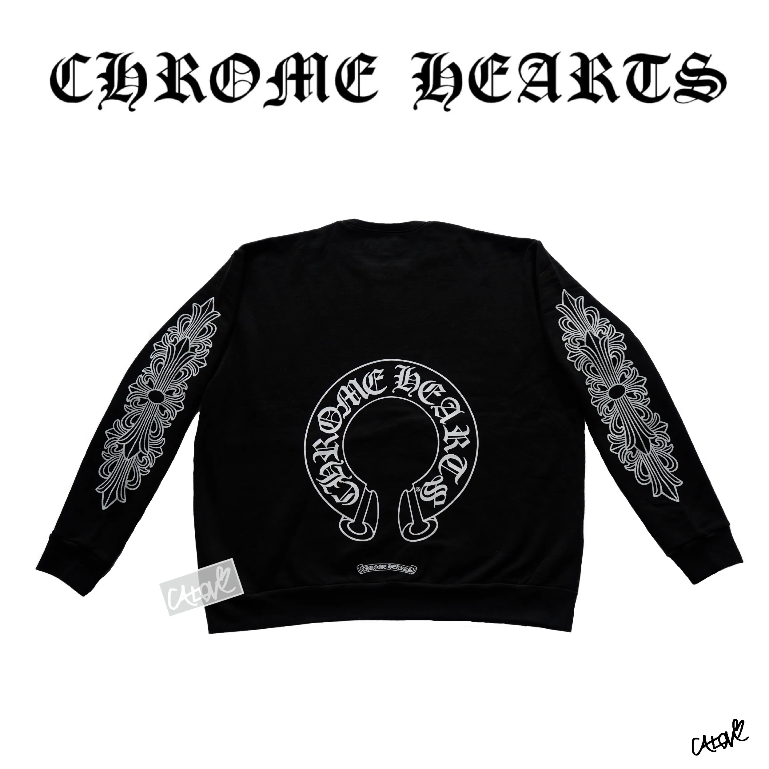 CHROME HEARTS  |CH Horseshoe Crewneck Sweatshirt