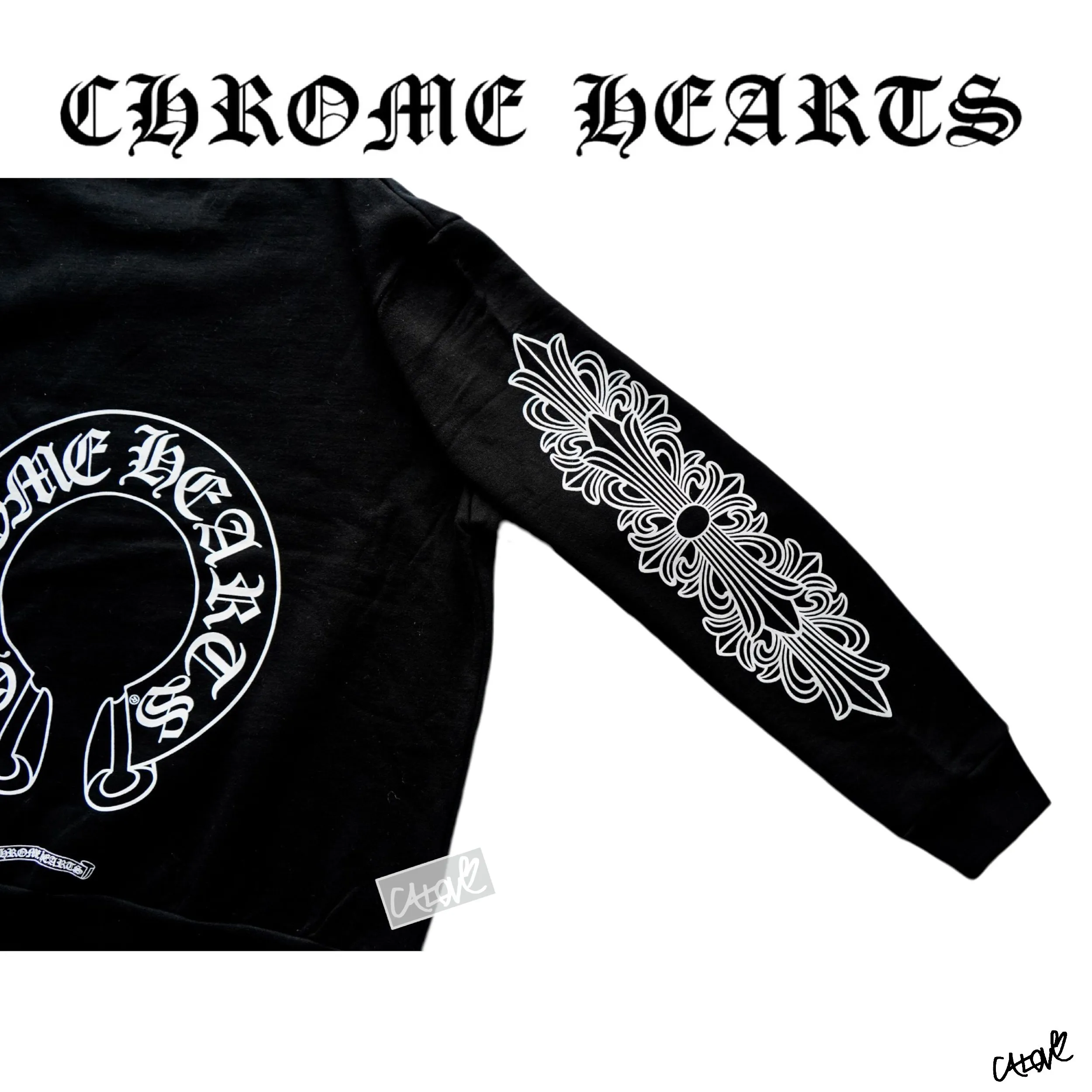 CHROME HEARTS  |CH Horseshoe Crewneck Sweatshirt