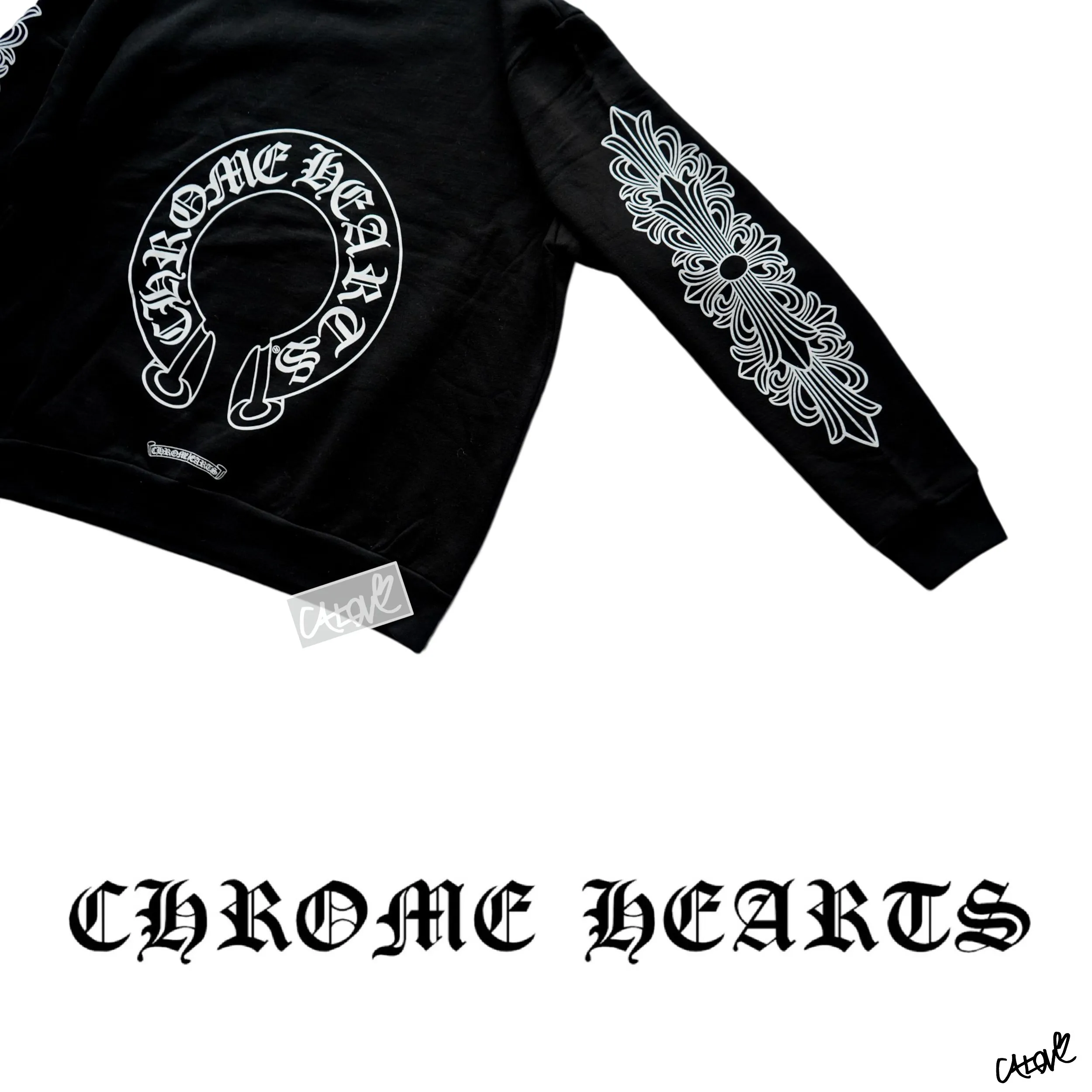 CHROME HEARTS  |CH Horseshoe Crewneck Sweatshirt