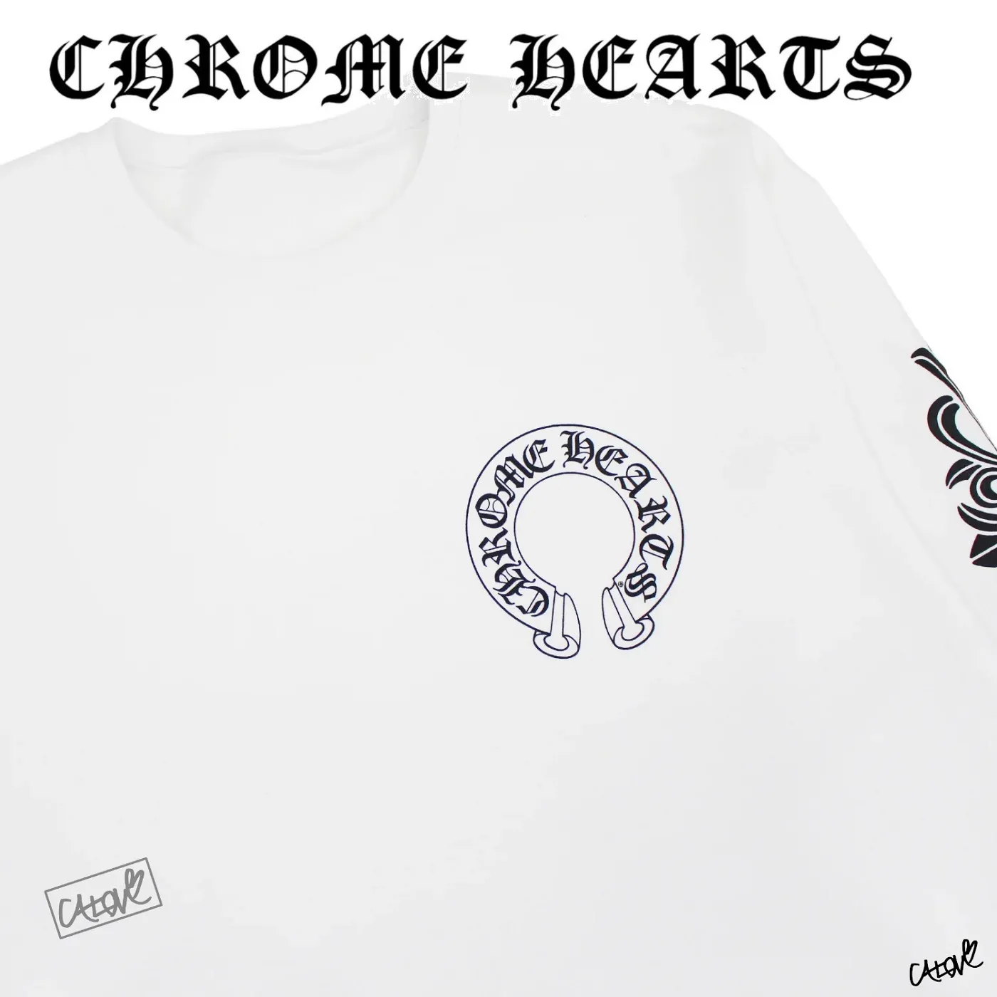 CHROME HEARTS  |CH Horseshoe Crewneck Sweatshirt