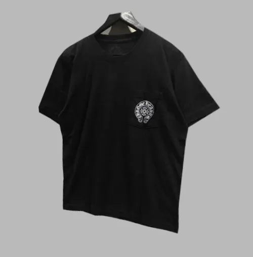 CHROME HEARTS  |Pullovers Street Style Cotton Short Sleeves Logo T-Shirts