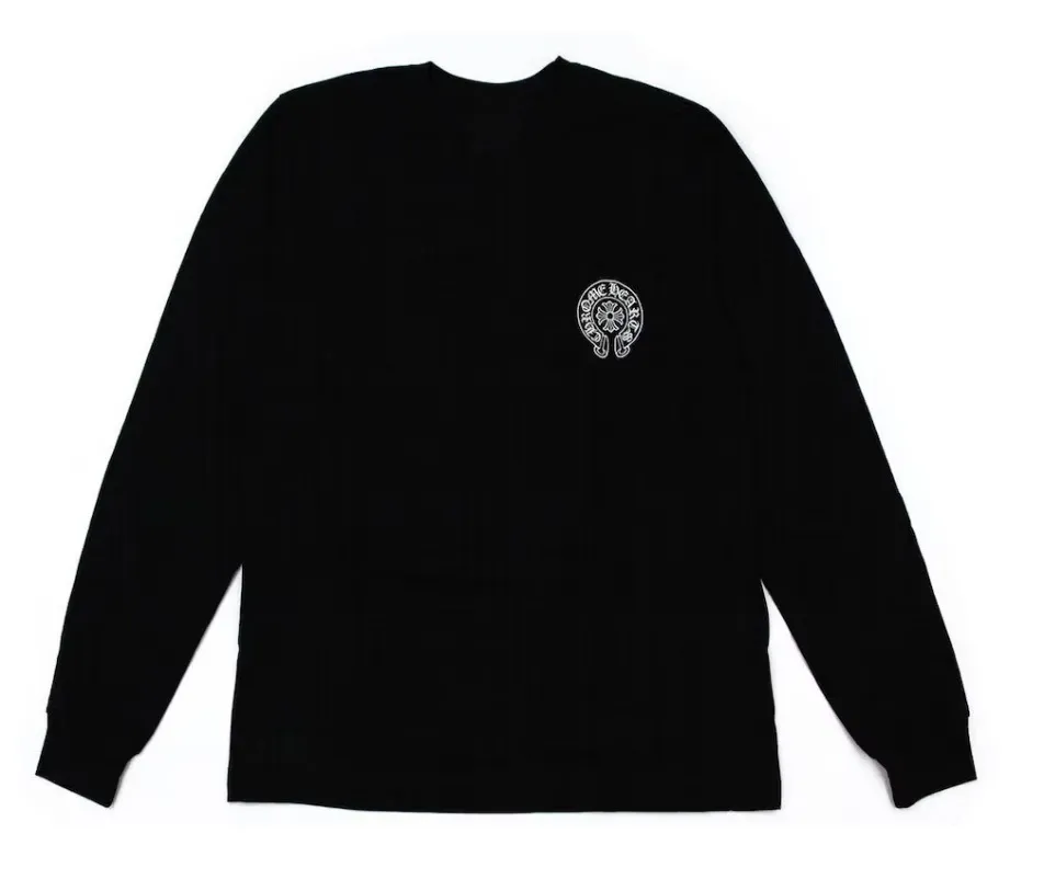 CHROME HEARTS  |Street Style Long Sleeves Long Sleeve T-shirt Logo