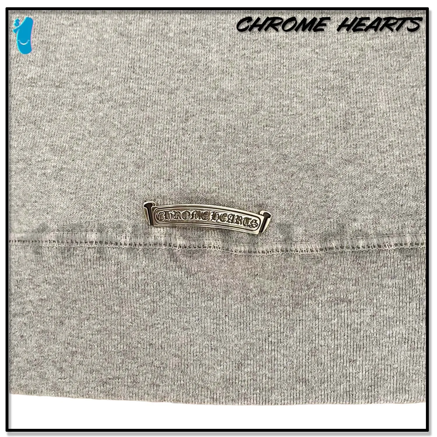 CHROME HEARTS  |Unisex Street Style Long Sleeves Logos on the Sleeves Logo