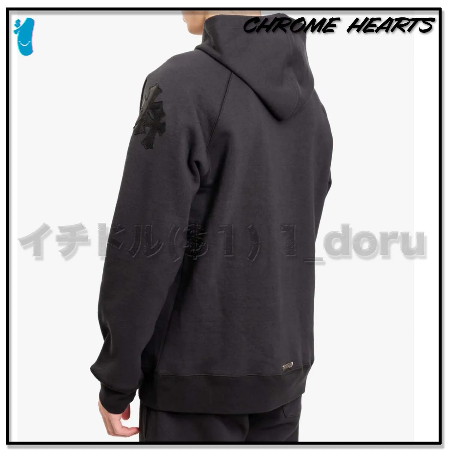 CHROME HEARTS  |Unisex Street Style Long Sleeves Logos on the Sleeves Logo