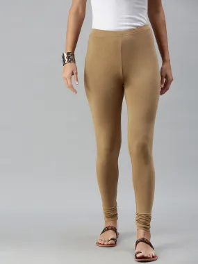 Churidar Leggings-Golden Beige