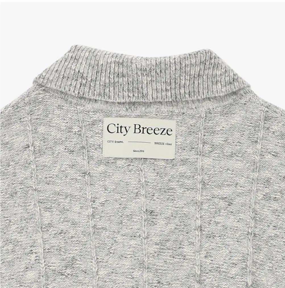 citybreeze  |Unisex Street Style Long Sleeves Logo Cardigans