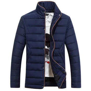 Classic Men's Down Coat Wear Men's Coat Thick Warm Down Jacket Men Stand Collar Coats Jackets SM6