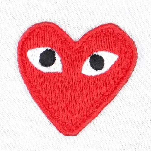 COMME des GARCONS  |Heart Long Sleeves Cotton Long Sleeve T-shirt Logo Designers