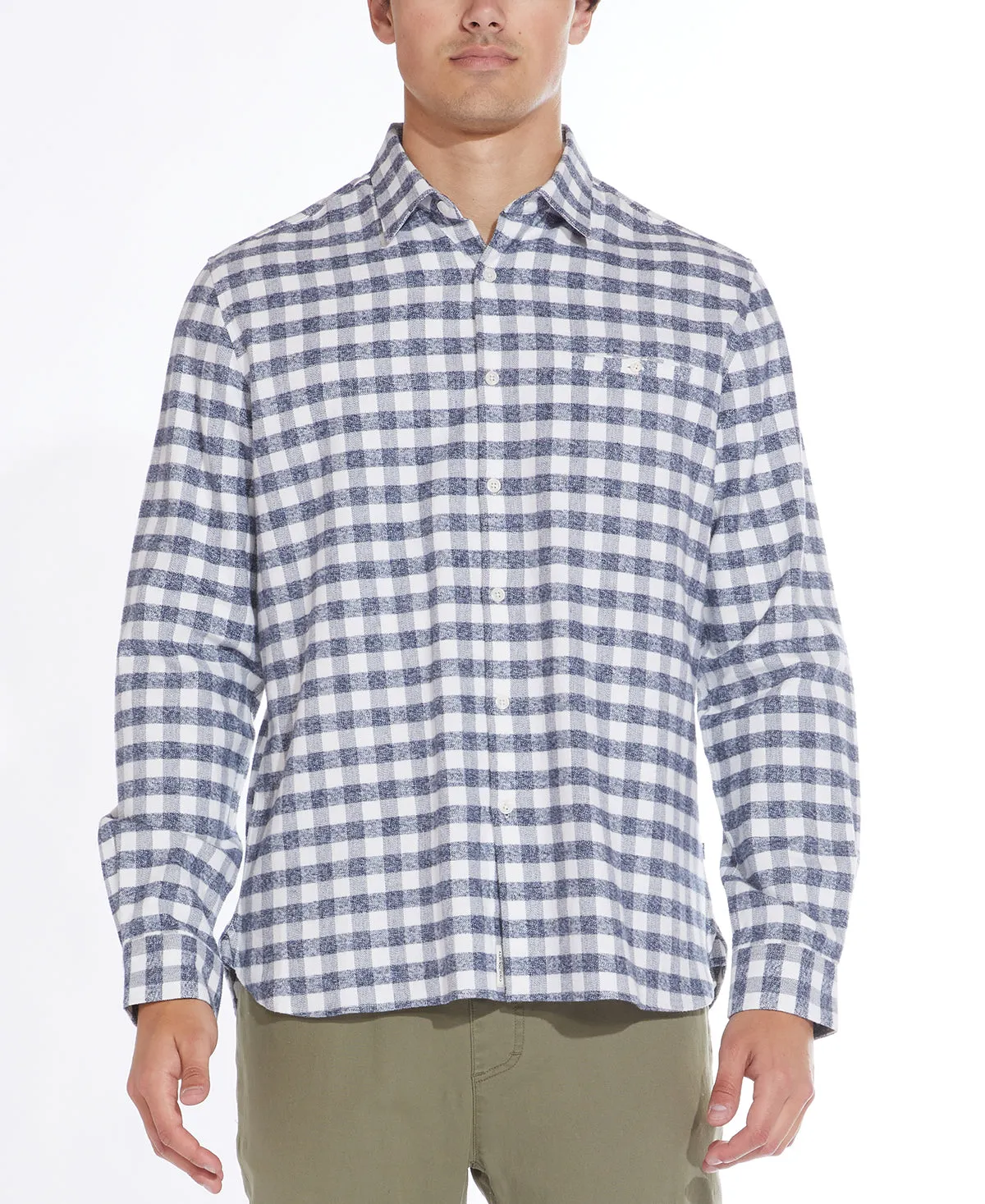 Cortez Check Flannel Shirt (Navy)