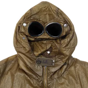 C.P. Company Garment Dyed Goggle Down JacketOlive