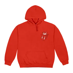 Diamond Tongue Red Hoodie