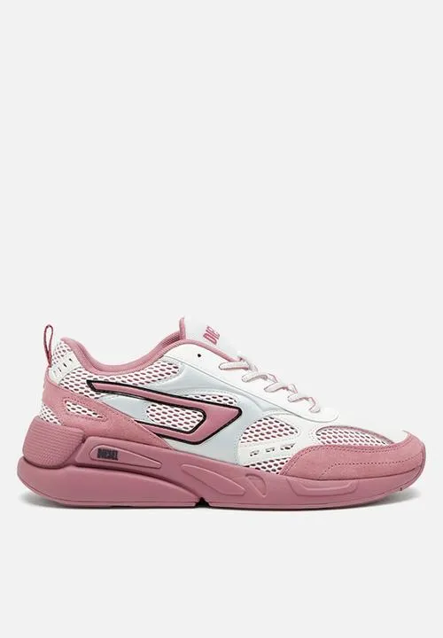 Diesel Y03382P4431 Womens S-Serendipity Sport Shoe Pink & White