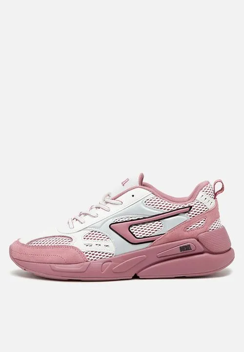 Diesel Y03382P4431 Womens S-Serendipity Sport Shoe Pink & White