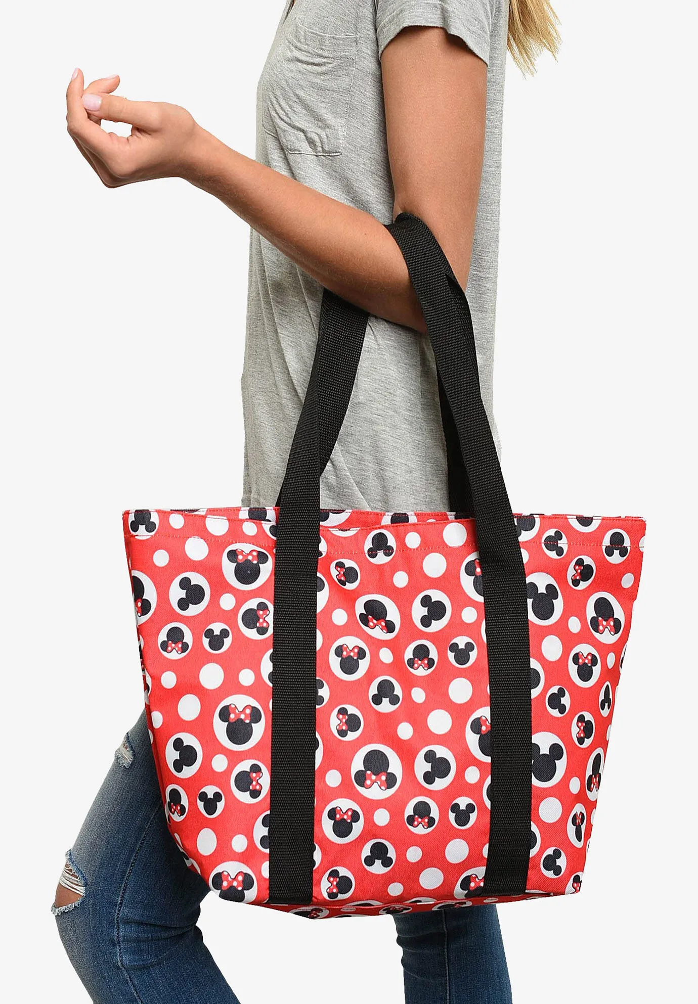 Disney Mickey & Minnie Mouse Women's Zip Tote Bag