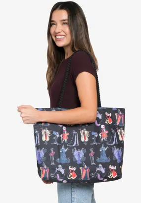 Disney Villains Travel Rope Tote Bag All-Over Print