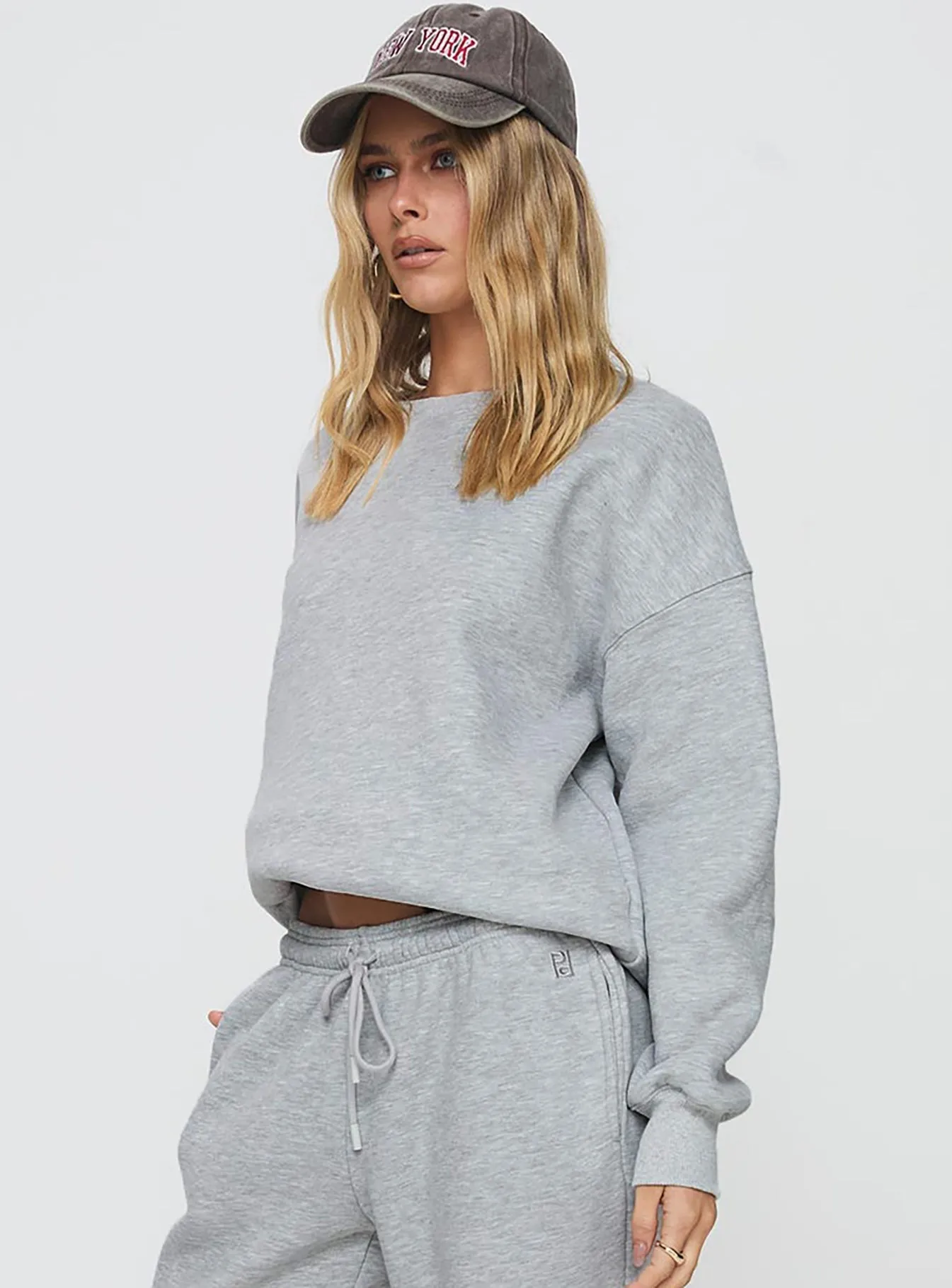 Dream Fleece Classic Crewneck Sweatshirt Grey Marle