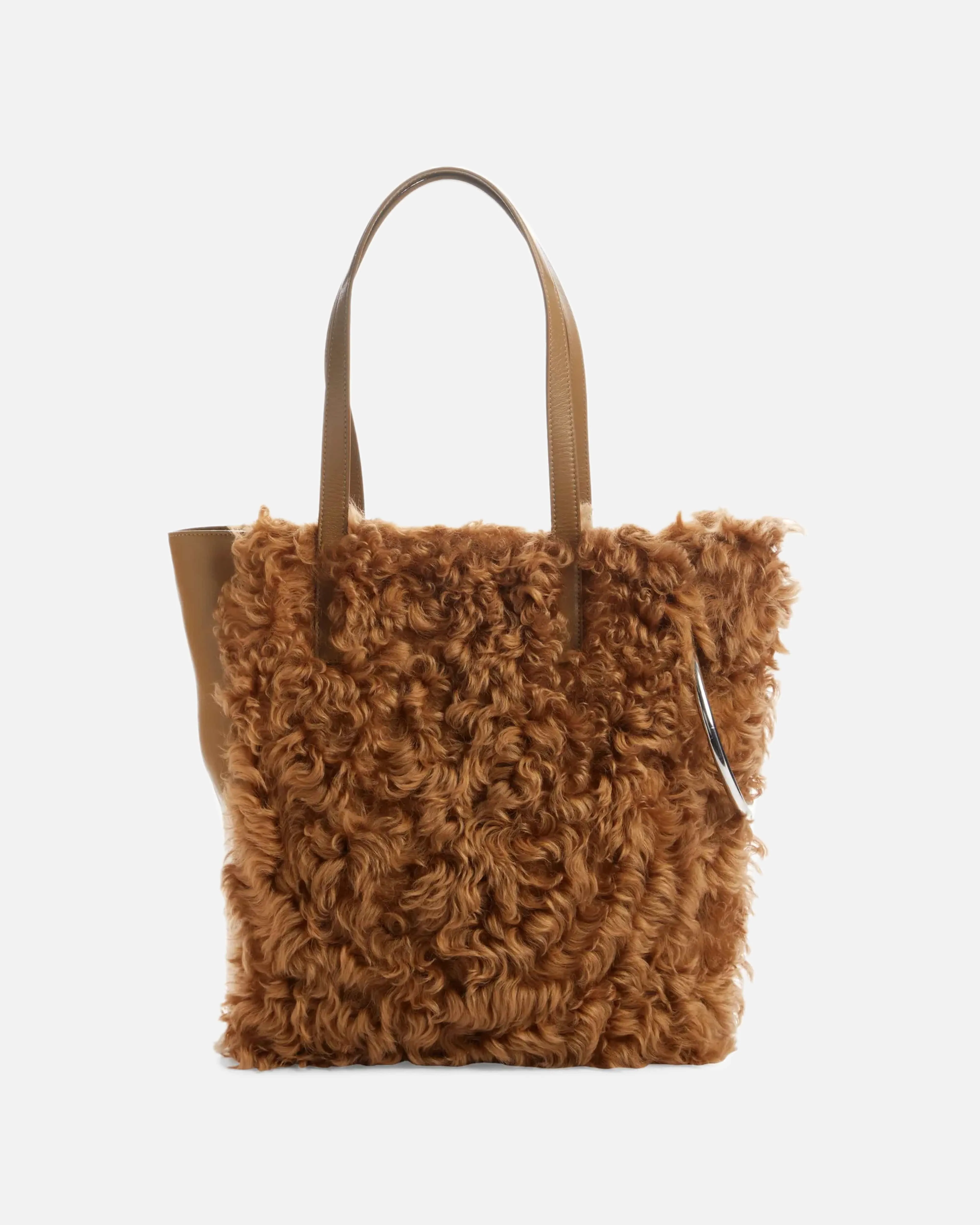 Dries Van Noten Ring Tote Bag in Camel