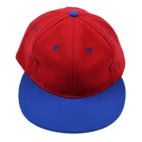 Ebbets - Ebbets Classic Cap (Fitted Wool Flannel) - Red / Blue