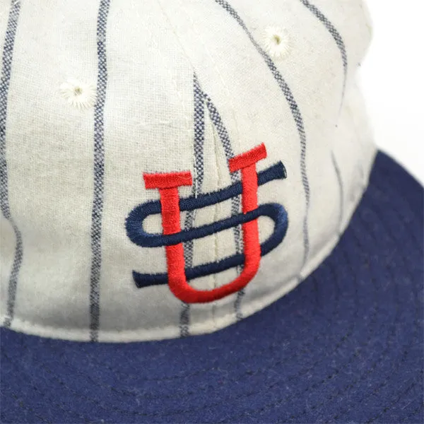 Ebbets - US Tour Of Japan Cap (Fitted Wool Flannel) - White / Navy