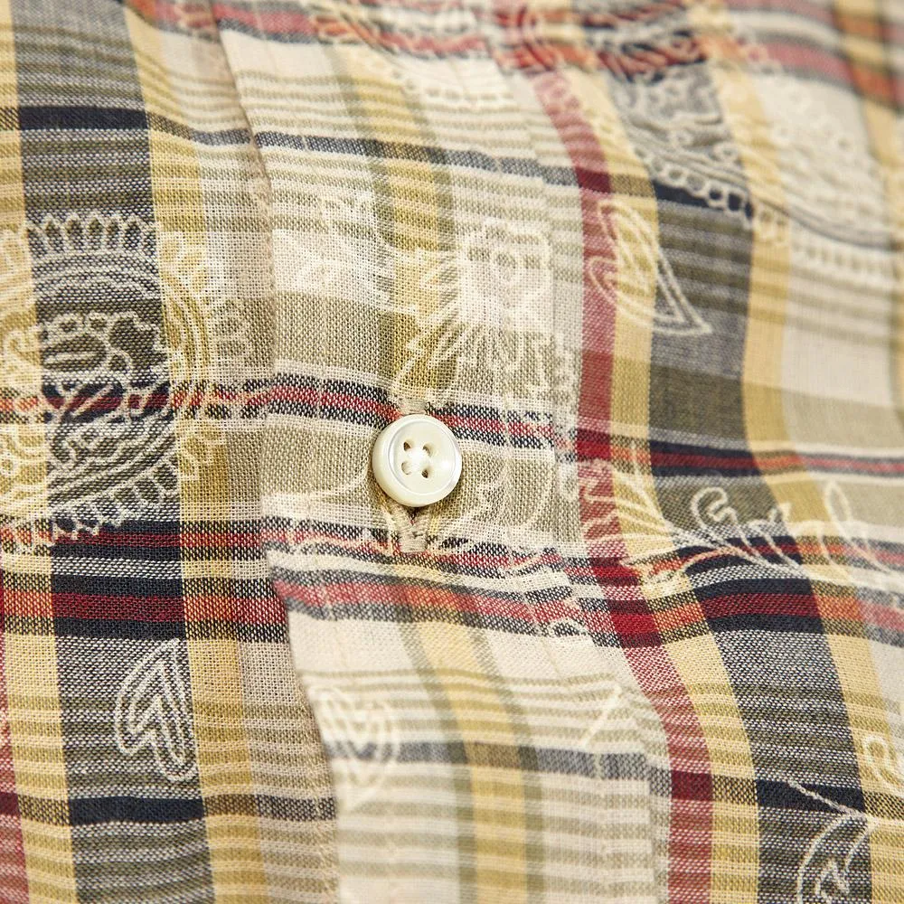 Edifice Madras Check Button Down ShirtBlue Multi