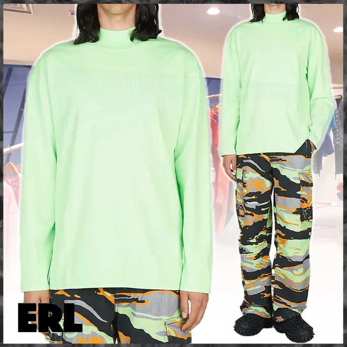 ERL  |Crew Neck Street Style Long Sleeves Cotton