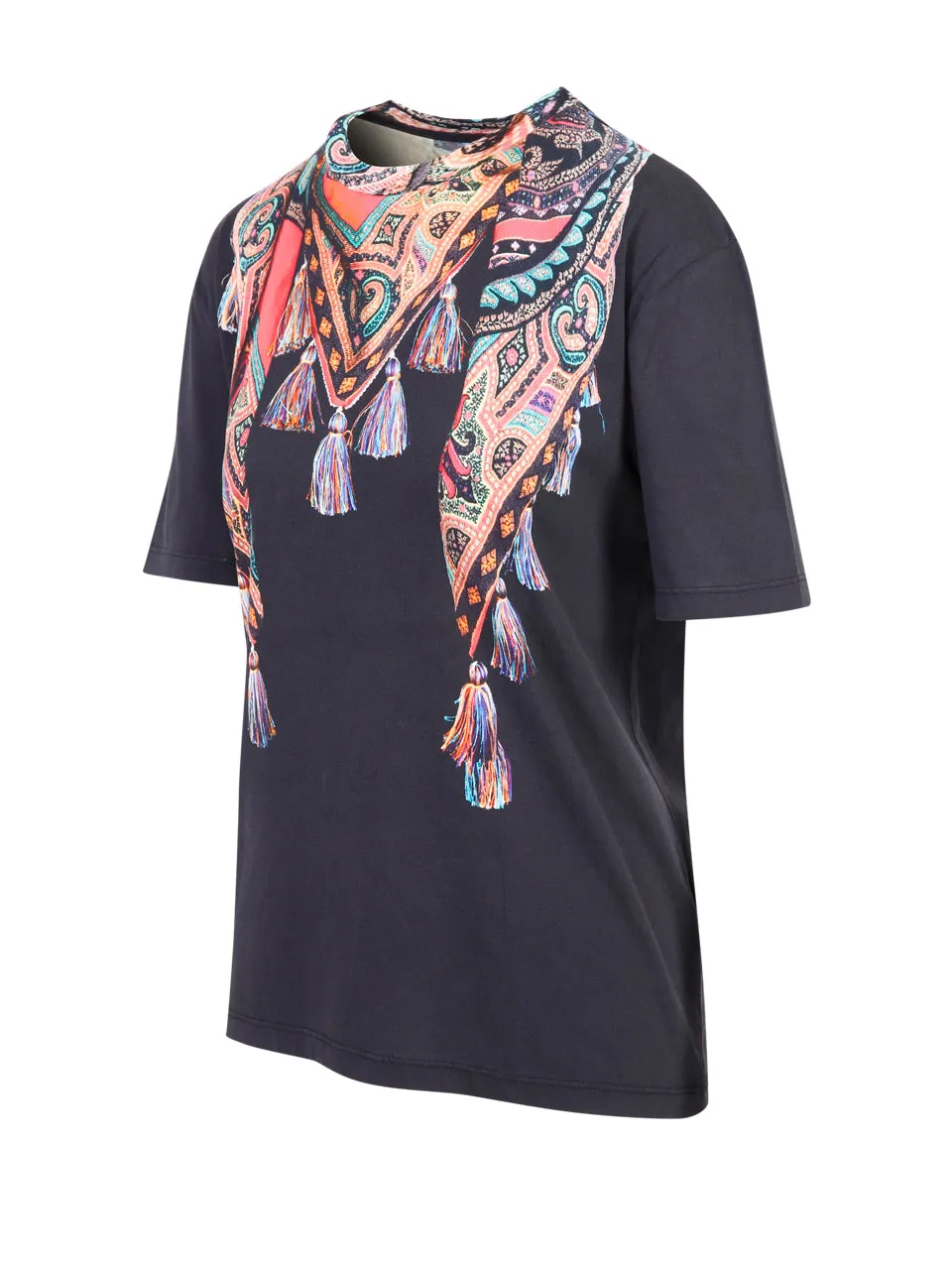 Etro Scarf Printed Crewneck T-Shirt