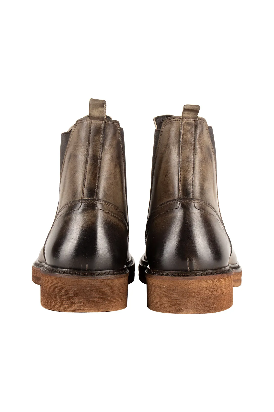 Exton Leather Chelsea Boot Green