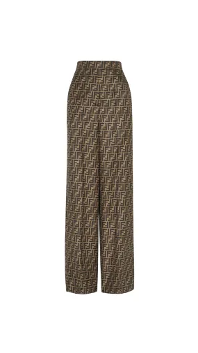 FF Silk Pants - Brown