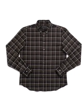 Flannel Shirt - Olive Shadow Plaid