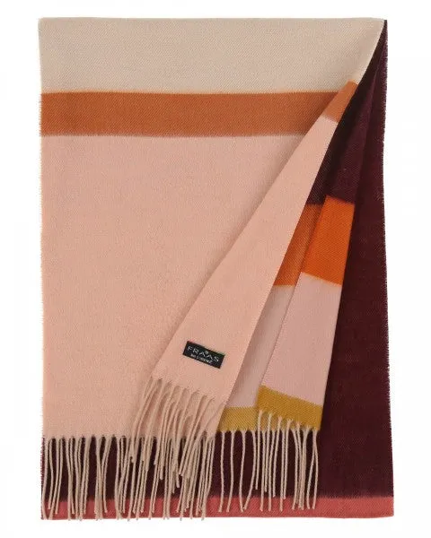 FRAAS Cashmink-Scarf With Block-Stripes