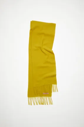 Fringe wool scarf - skinny