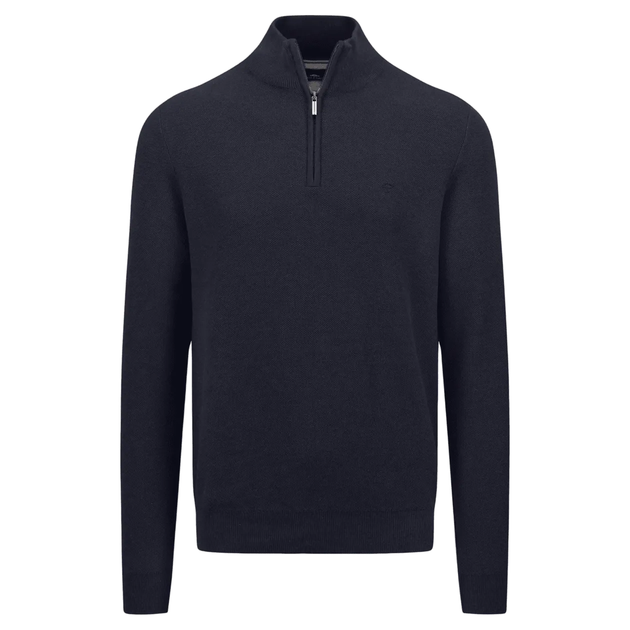 Fynch-Hatton Textured Troyer 1/4 Zip Sweater