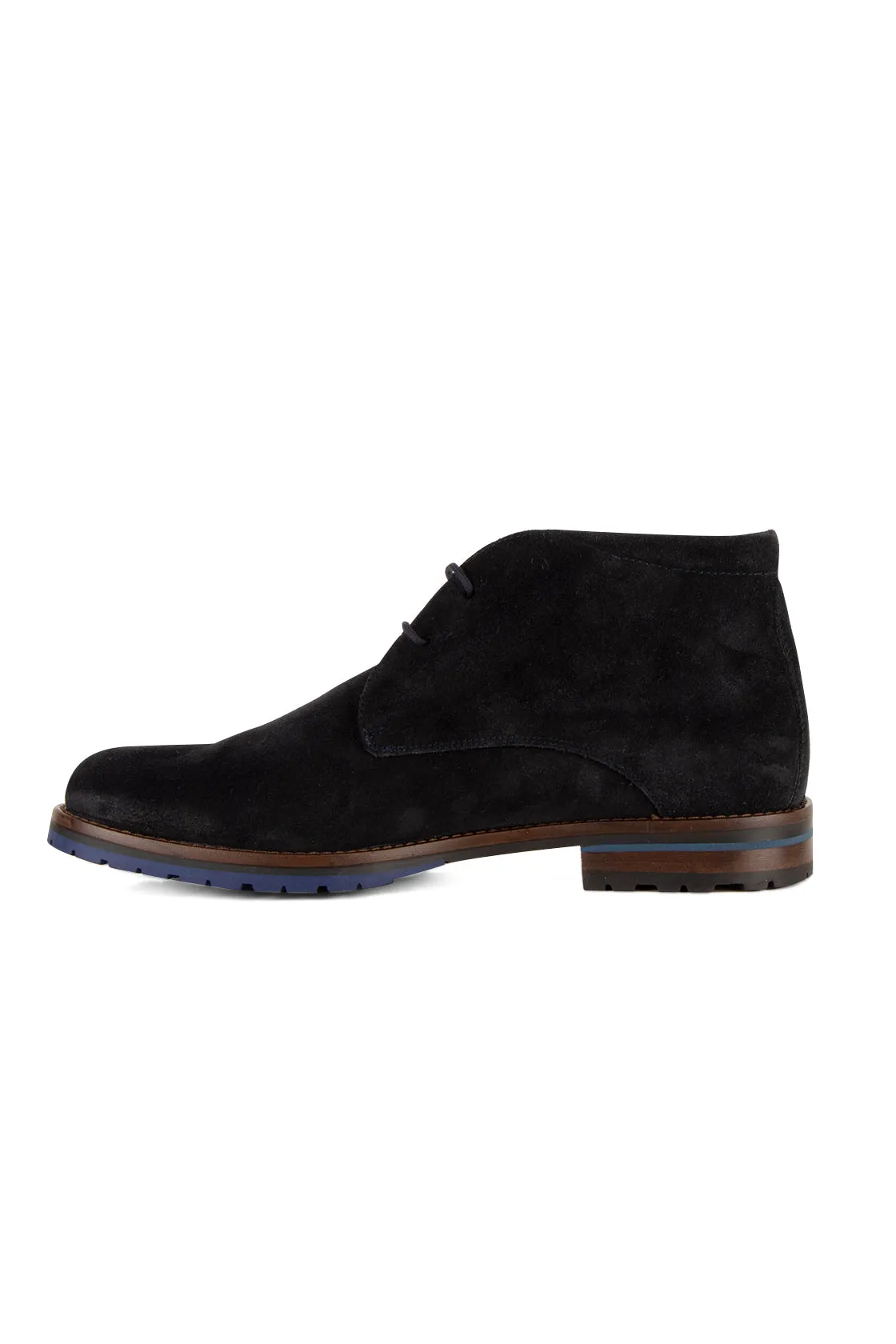 Galizio Torresi Seta Suede Lace Up Boot Ink