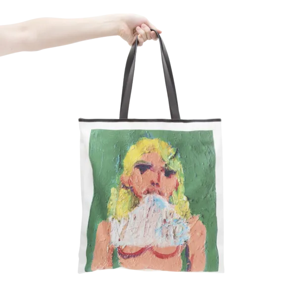 Graphic Print BLONDE Tote Bag - MULTI