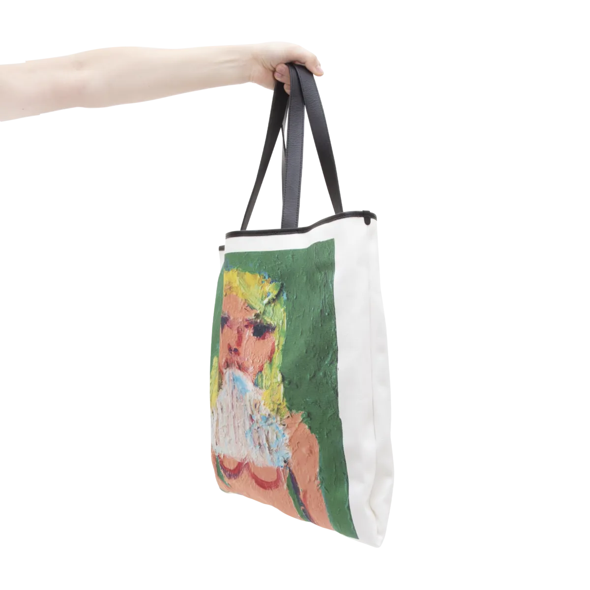 Graphic Print BLONDE Tote Bag - MULTI