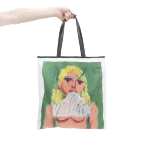 Graphic Print BLONDE Tote Bag - MULTI