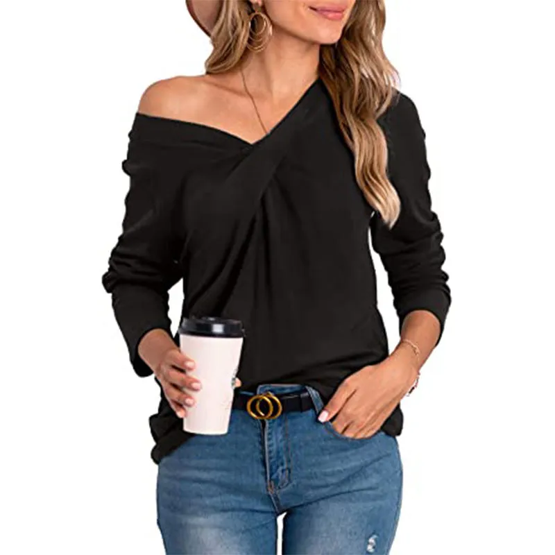 Haute Edition Women's Pleat Stitched V-Neck Tunic Top