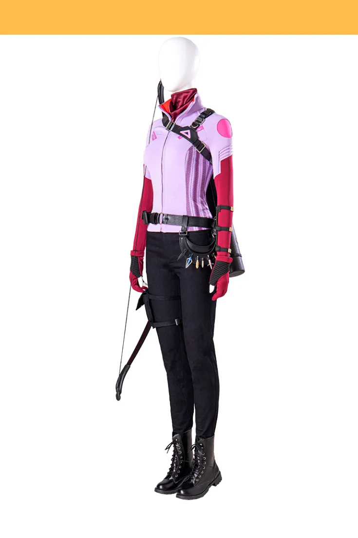 Hawkeye Kate Bishop Lilac Purple Version Cosplay Costume