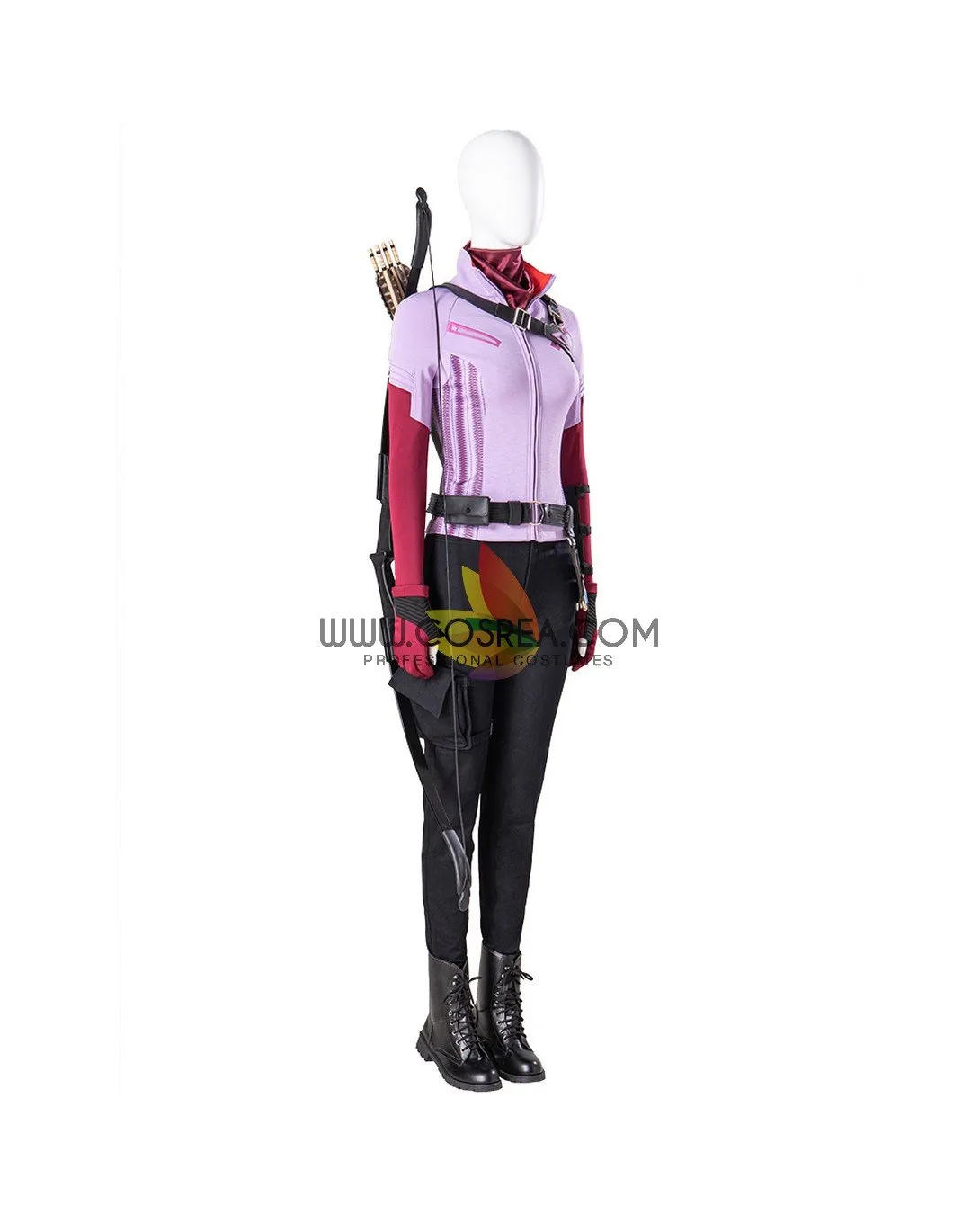 Hawkeye Kate Bishop Lilac Purple Version Cosplay Costume