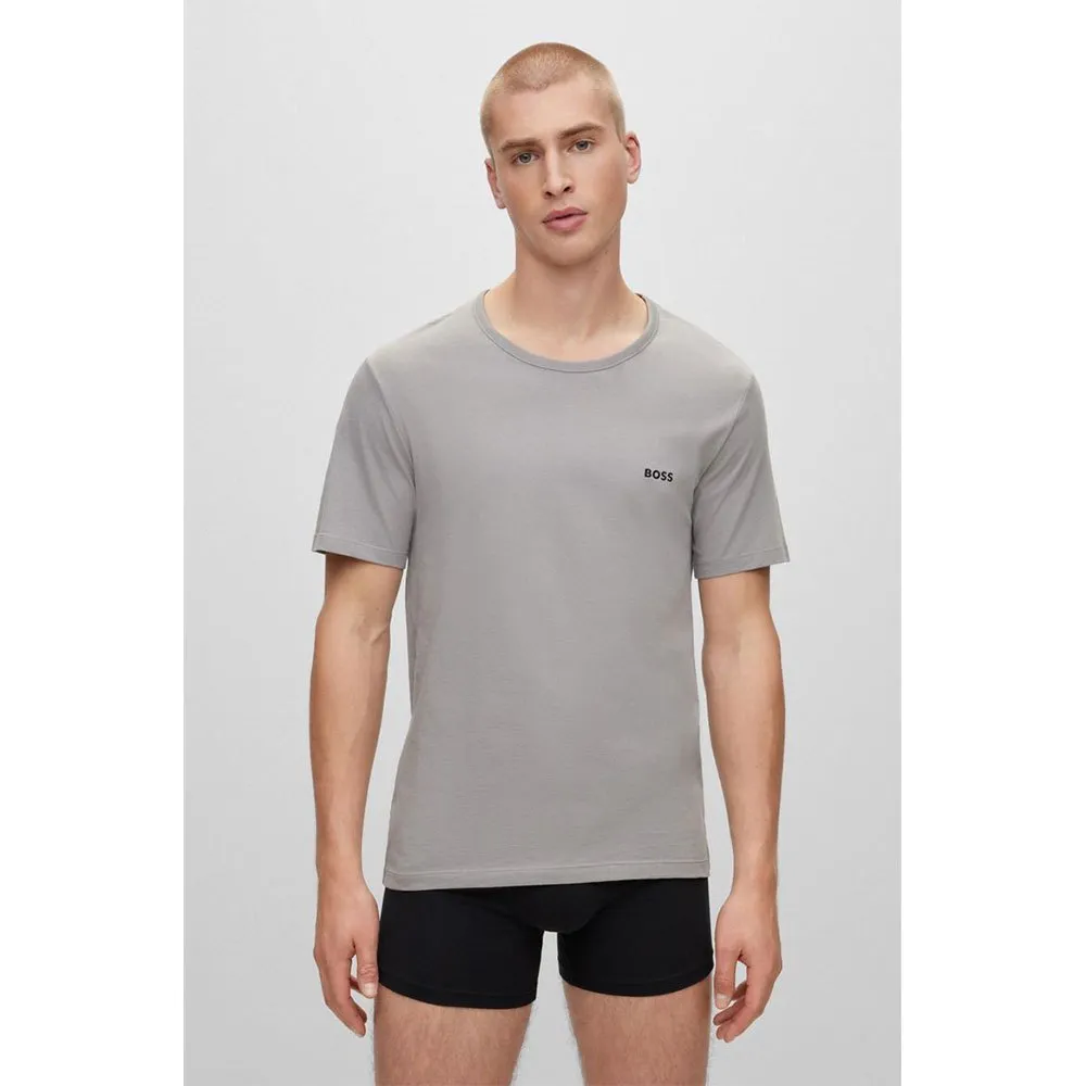 Hugo Boss  |Crew Neck Pullovers Cotton Short Sleeves Co-ord Logo