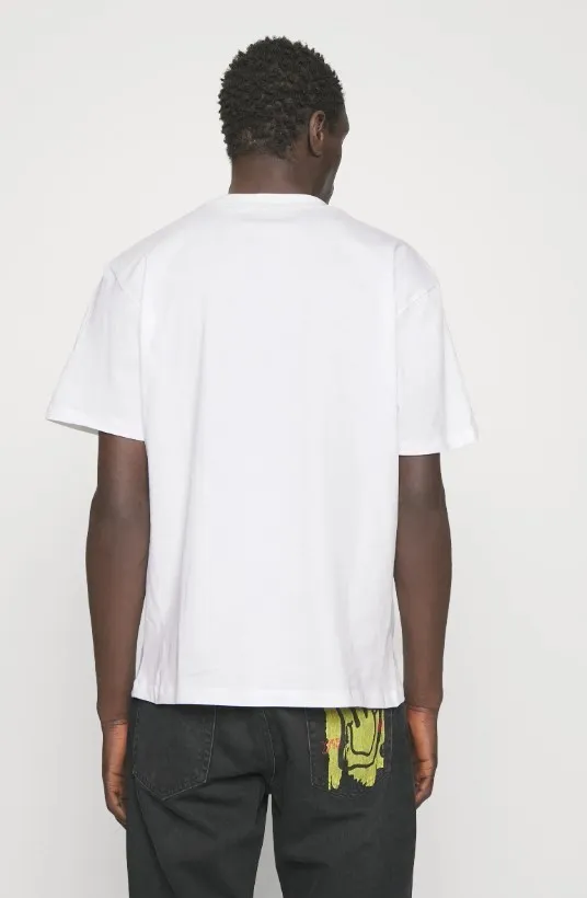 Hugo Boss  |Crew Neck Pullovers Cotton Short Sleeves Logo