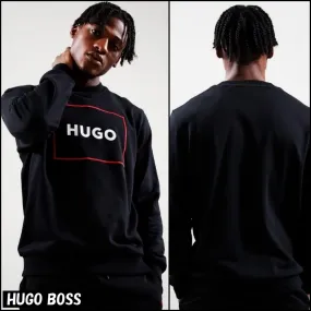 Hugo Boss  |Crew Neck Pullovers Long Sleeves Cotton Logo Sweatshirts