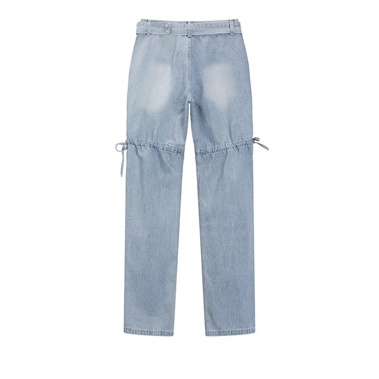 Ice Blue Denim Pants